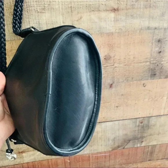 Brighton Leather Woven Crossbody Purse - Picture 4 of 7